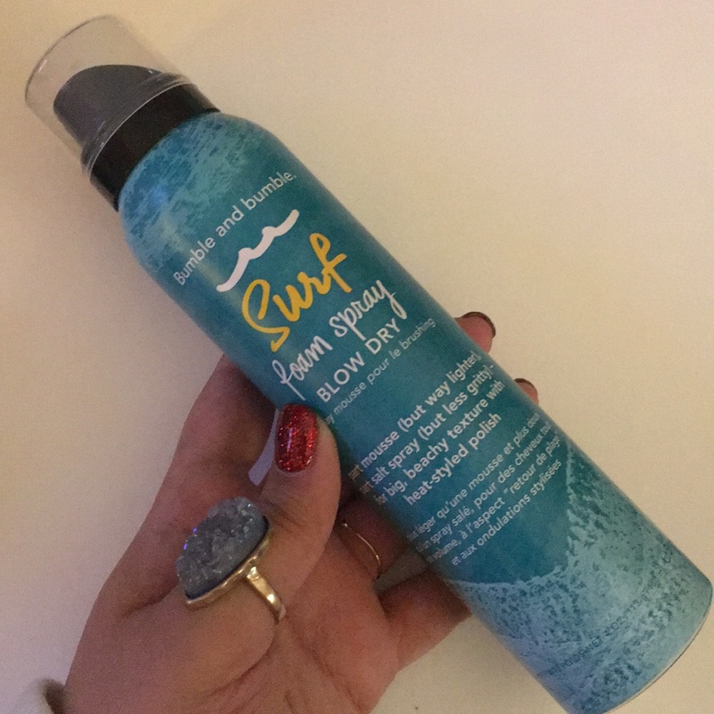 Bumble and bumble surf foam spray blow dry